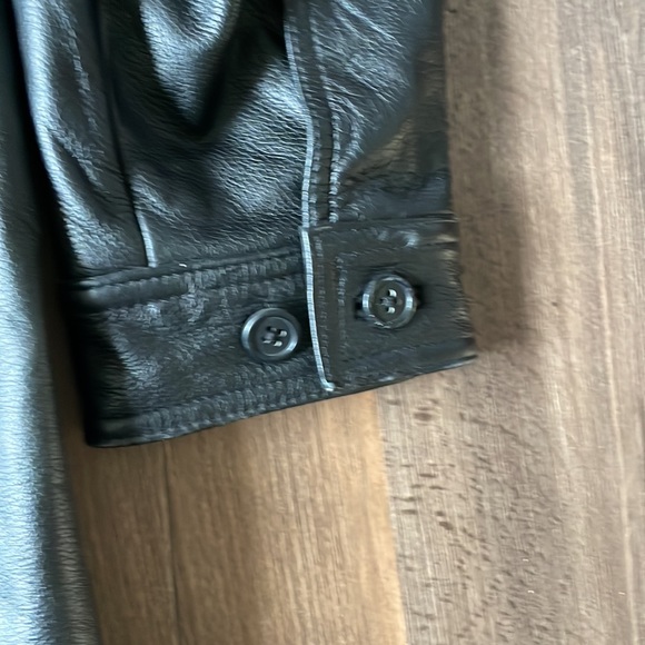 Structure (express for men) Black Leather Jacket - Picture 12 of 14